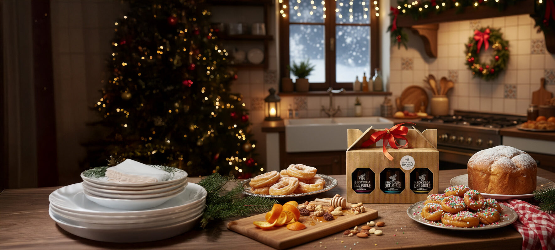 Scatola Regalo Natale Tris di Miele Artigianale da 500  edizione limitata6